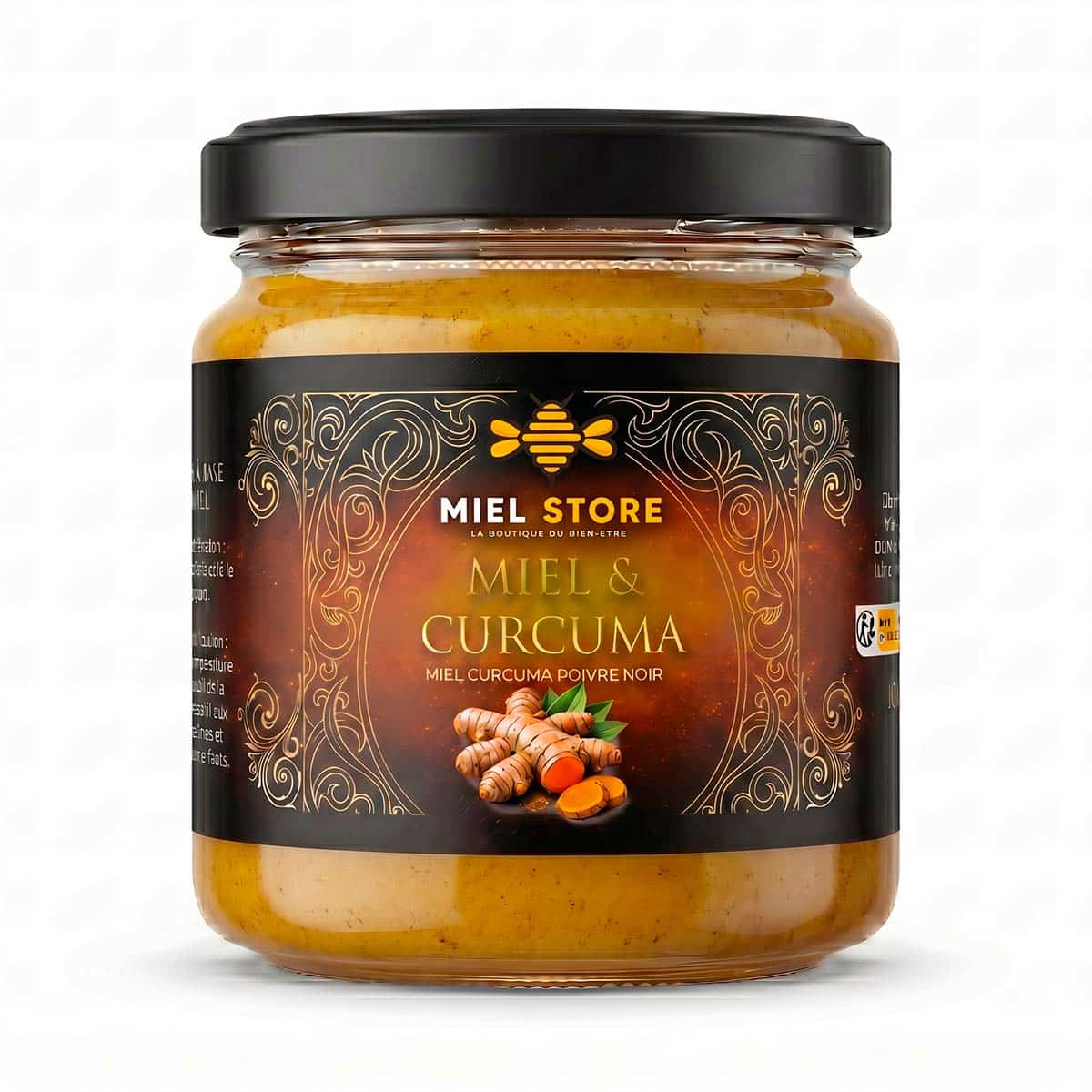 Miele di curcuma - Prodotto naturalmente a mano - 100g