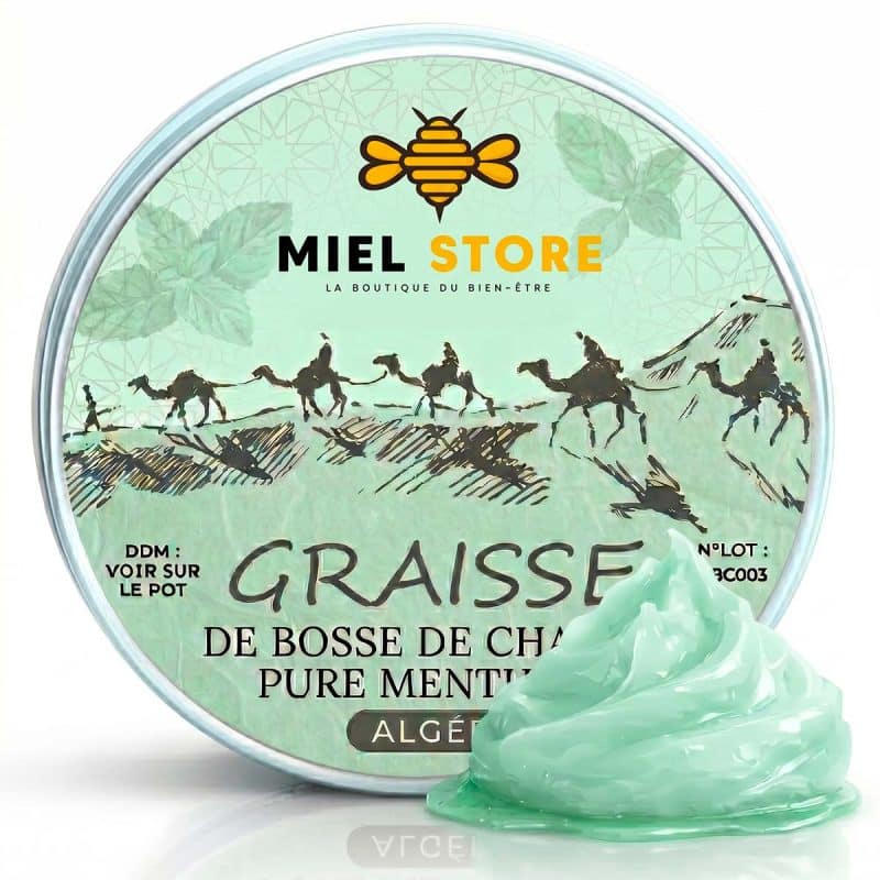 Graisse de bosse de chameau mentholée d'Algérie - 100g