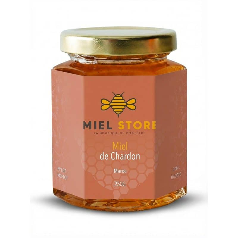 Distelhonig (Chouk) aus Marokko - 250g Topf