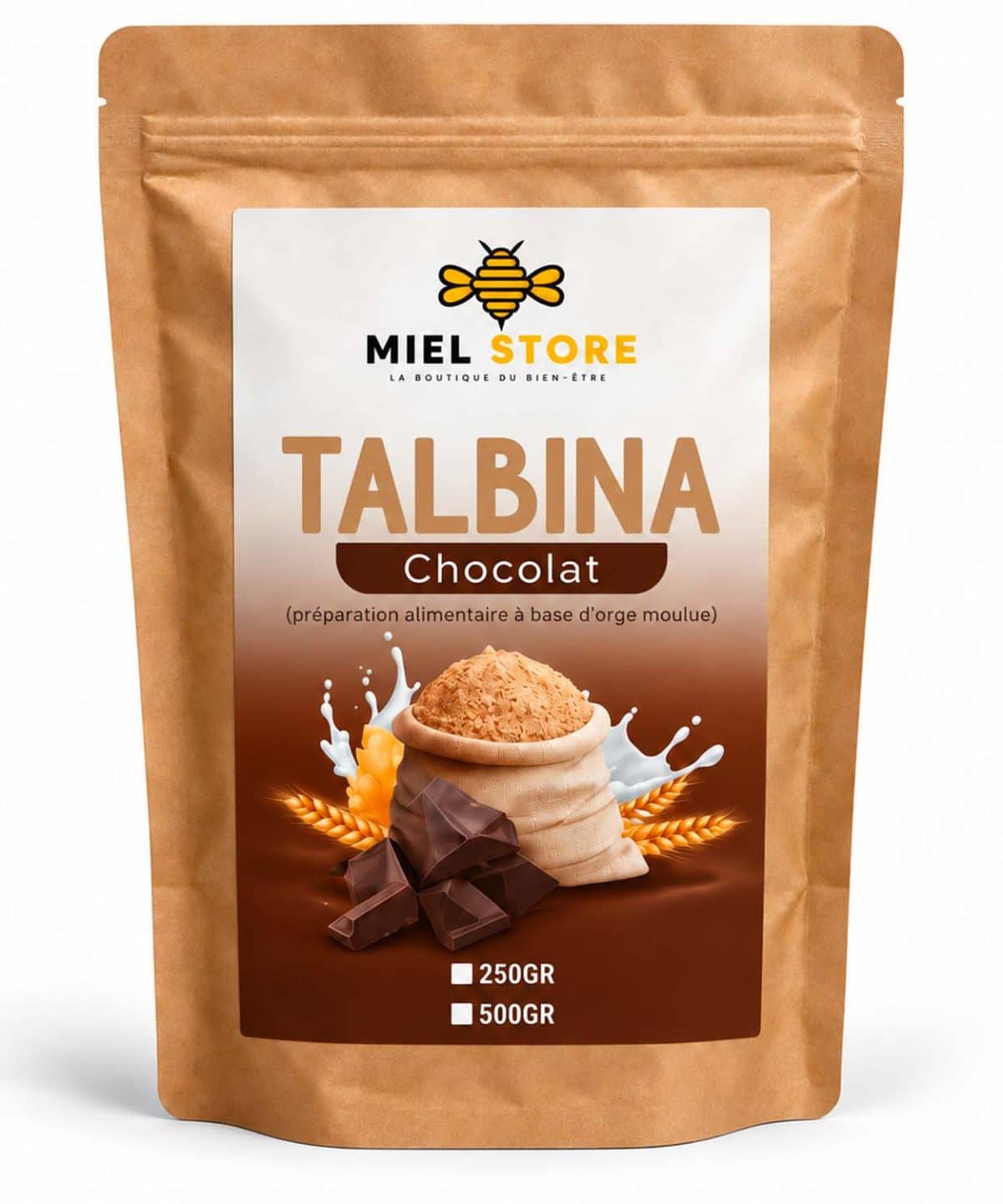 TalbiChoco – Bio-Talbina mit Schokolade im Beutel
