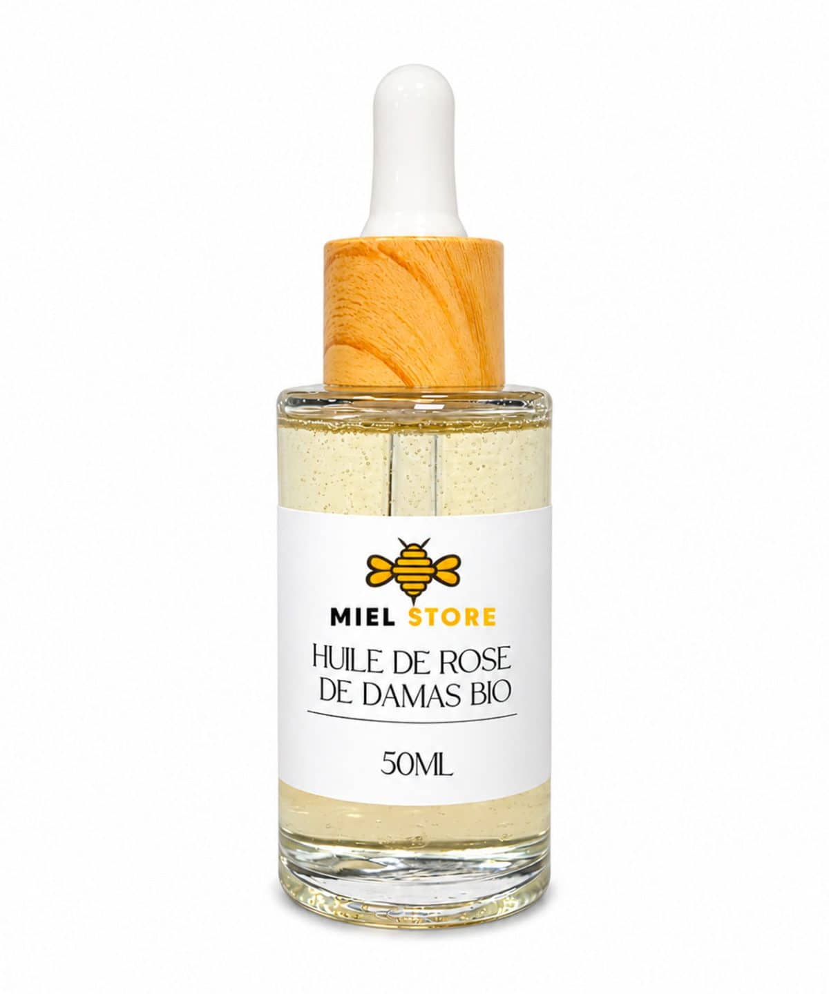 Olio di rosa di Damasco biologico - Flacone da 50 ml